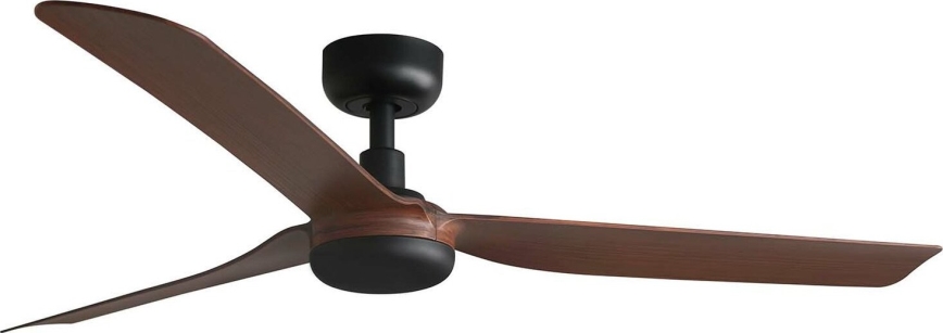 FARO 33817WT - Stropný ventilátor PUNT M hnedá/čierna pr. 132 cm Wi-Fi Tuya + diaľkové ovládanie