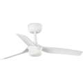 FARO 33820WT-1TW - LED stlmiteľný stropný ventilátor MINI PUNT s LED/10W/230V 2700/3000/4000K biela priemer 90 cm Wi-Fi Tuya + diaľkové ovládanie