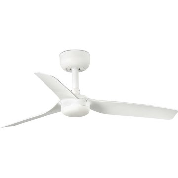 FARO 33820WT - Stropný ventilátor MINI PUNT S biela pr. 90 cm Wi-Fi Tuya + diaľkové ovládanie