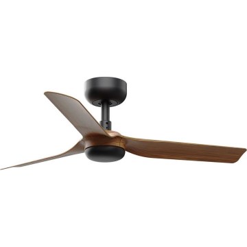 FARO 33823WT - Stropný ventilátor MINI PUNT S hnedá/čierna pr. 90 cm Wi-Fi Tuya + diaľkové ovládanie