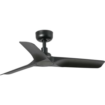 FARO 33825WT - Stropný ventilátor HEY S čierna pr. 90 cm Wi-Fi Tuya + diaľkové ovládanie