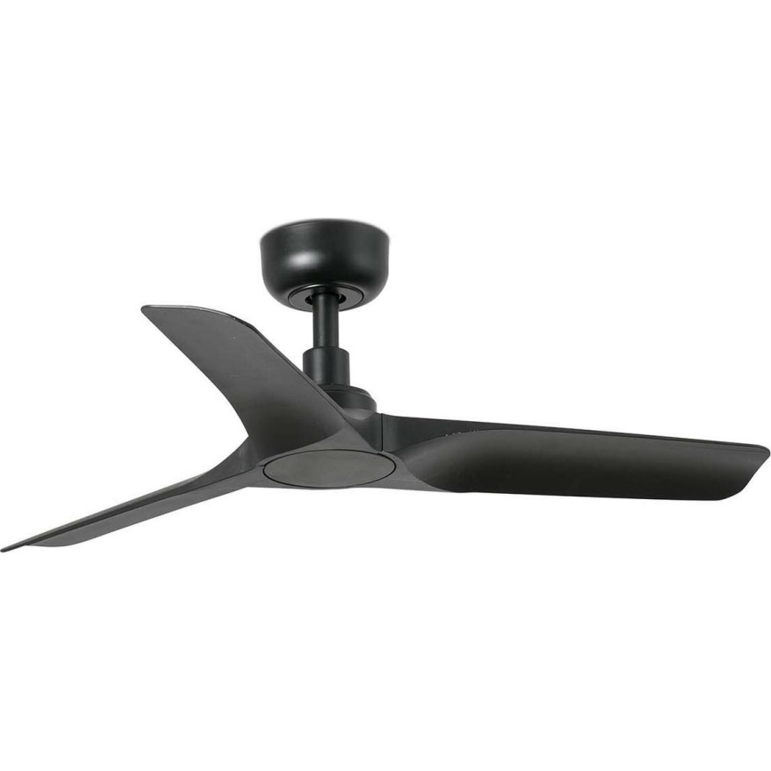 FARO 33825WT - Stropný ventilátor HEY S čierna pr. 90 cm Wi-Fi Tuya + diaľkové ovládanie