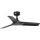 FARO 33825WT - Stropný ventilátor HEY S čierna pr. 90 cm Wi-Fi Tuya + diaľkové ovládanie