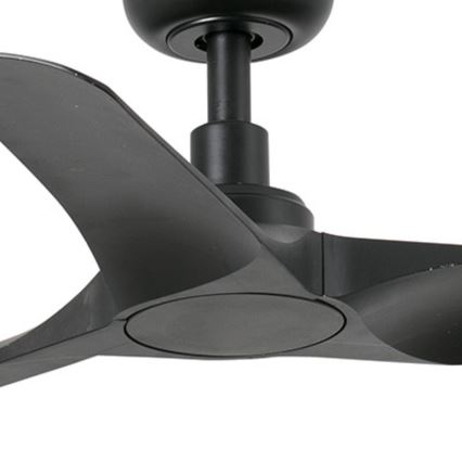 FARO 33825WT - Stropný ventilátor HEY S čierna pr. 90 cm Wi-Fi Tuya + diaľkové ovládanie