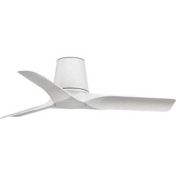 FARO 33826WT - Stropný ventilátor HEY TUB S biela pr. 90 cm Wi-Fi Tuya + diaľkové ovládanie