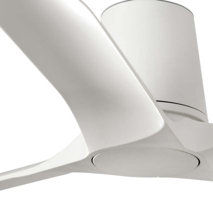 FARO 33826WT - Stropný ventilátor HEY TUB S biela pr. 90 cm Wi-Fi Tuya + diaľkové ovládanie