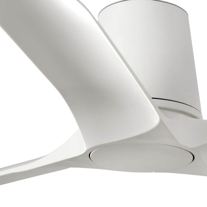 FARO 33826WT - Stropný ventilátor HEY TUB S biela pr. 90 cm Wi-Fi Tuya + diaľkové ovládanie