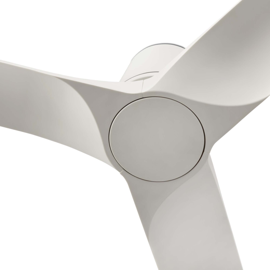 FARO 33826WT - Stropný ventilátor HEY TUB S biela pr. 90 cm Wi-Fi Tuya + diaľkové ovládanie