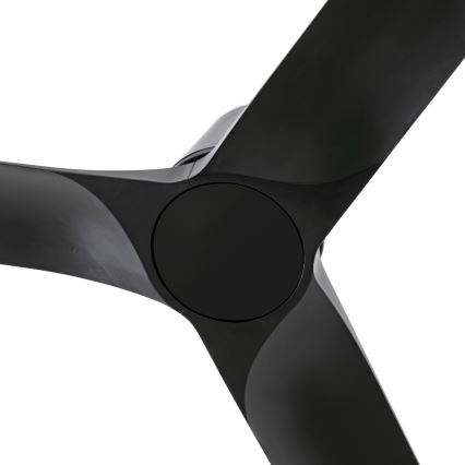 FARO 33827WT - Stropný ventilátor HEY TUB S čierna pr. 90 cm Wi-Fi Tuya + diaľkové ovládanie