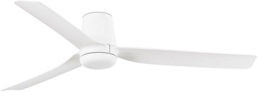 FARO 33828WT - Stropný ventilátor PUNT TUB M biela pr. 132 cm Wi-Fi Tuya + diaľkové ovládanie