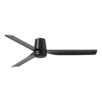 FARO 33830 - Stropný ventilátor PUNT TUB M čierna pr. 130 cm + diaľkové ovládanie