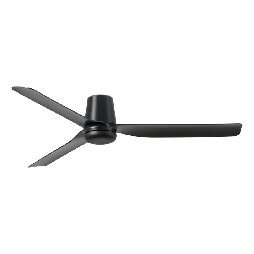 FARO 33830 - Stropný ventilátor PUNT TUB M čierna pr. 130 cm + diaľkové ovládanie