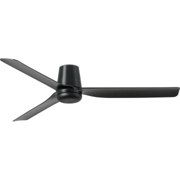 FARO 33830WT - Stropný ventilátor PUNT TUB M čierna pr. 132 cm Wi-Fi Tuya + diaľkové ovládanie