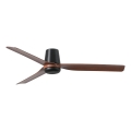 FARO 33831 - Stropný ventilátor PUNT TUB M hnedá/čierna pr. 130 cm + diaľkové ovládanie