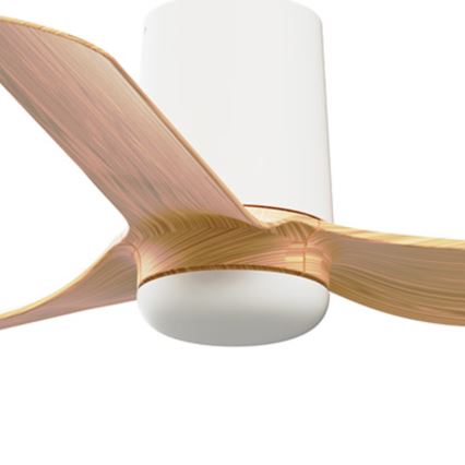 FARO 33833 - Stropný ventilátor MINI PUNT TUB S hnedá/biela pr. 90 cm + diaľkové ovládanie