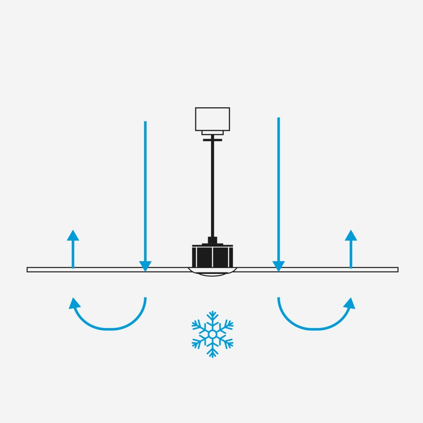 FARO 34190WT - Stropný ventilátor BIGWOOD XL borovica/čierna pr. 200 cm Wi-Fi Tuya + diaľkové ovládanie