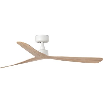 FARO 34195 - Stropný ventilátor ROCKER M, priemer 132 cm, béžová/biela + diaľkové ovládanie