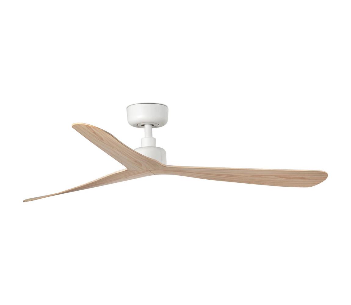 FARO Barcelona FARO 34195WT- Stropný látor ROCKER M pr. 132 cm béžová/biela Wi-Fi Tuya + DO 34195WT