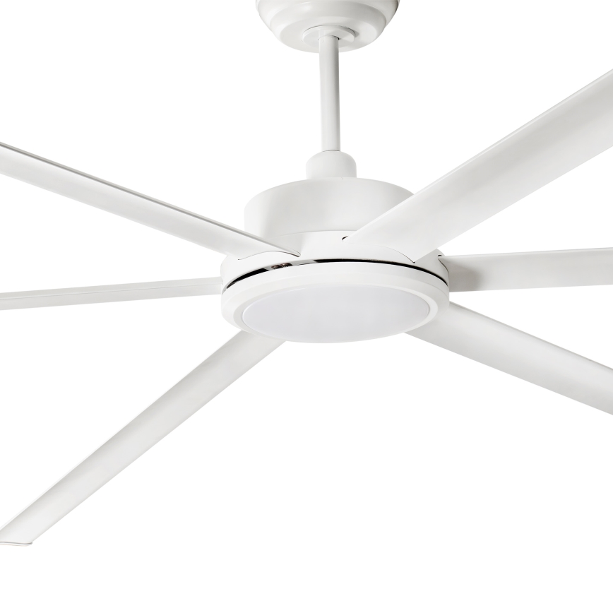 FARO 34202-130 - LED Stropný ventilátor ROTTERDAM XL LED/32W/230V biela pr. 200 cm + diaľkové ovládanie