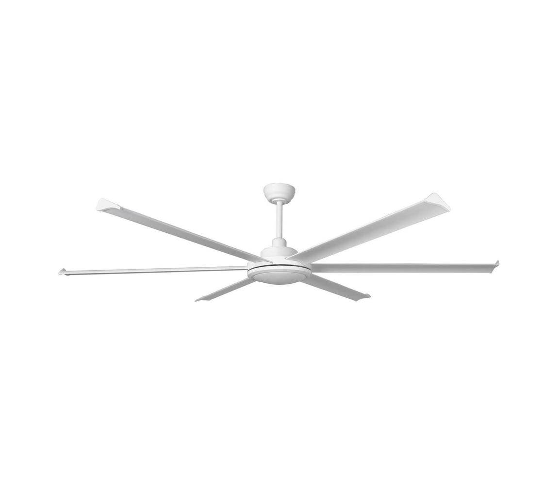 FARO Barcelona FARO 34202 - Stropný látor ROTTERDAM XL biela pr. 200 cm + diaľkové ovládanie 34202
