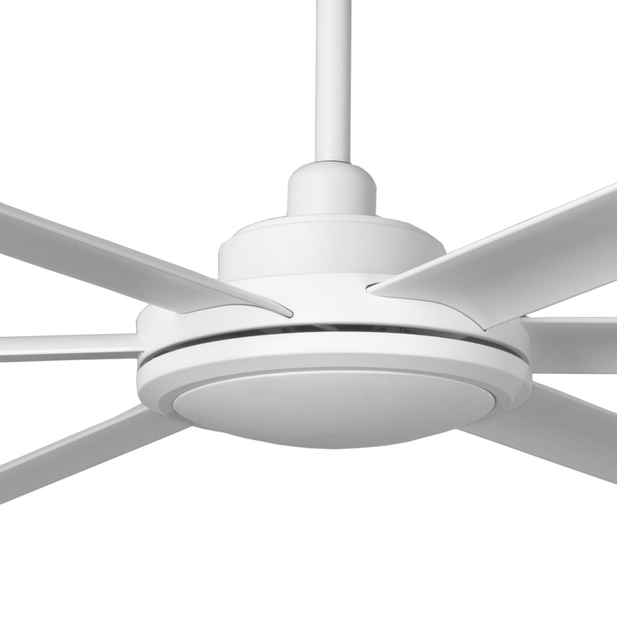 FARO 34202 - Stropný ventilátor ROTTERDAM XL biela pr. 200 cm + diaľkové ovládanie