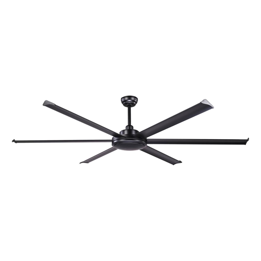 FARO 34203 - Stropný ventilátor ROTTERDAM XL čierna pr. 200 cm + diaľkové ovládanie