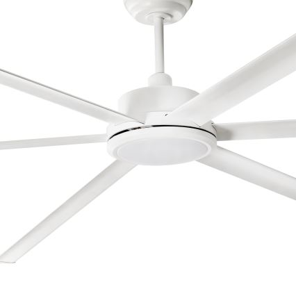 FARO 34206-130 - LED Stmievateľný stropný ventilátor ROTTERDAM XXL LED/32W/230V biela pr. 250 cm + diaľkové ovládanie