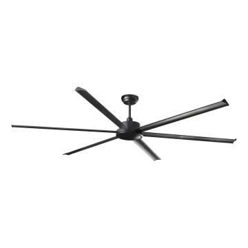 FARO 34207 - Stropný ventilátor ROTTERDAM XXL čierna pr. 250 cm + diaľkové ovládanie