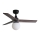 FARO 34278-11L - Stropný ventilátor KLIM S 1xE27/15W/230V drevo/čierna pr. 92,5 cm + diaľkové ovládanie