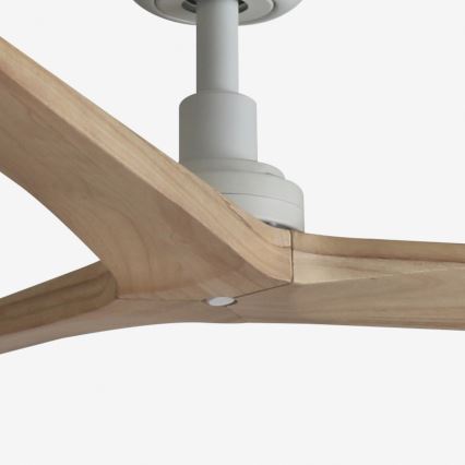 FARO 34280 - Stropný ventilátor KLIM M hnedá/biela pr. 125 cm + diaľkové ovládanie