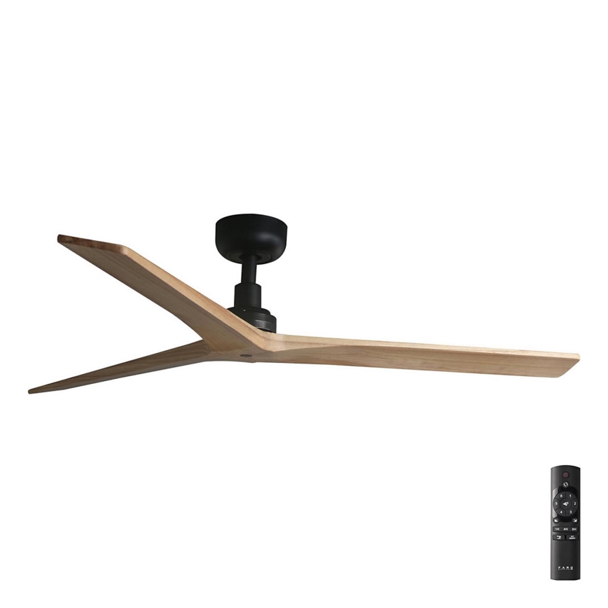 FARO 34283 - Stropný ventilátor KLIM M hnedá/čierna pr. 125 cm + diaľkové ovládanie