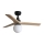 FARO 34284-11L - Stropný ventilátor KLIM S 1xE27/15W/230V drevo/čierna pr. 92,5 cm + diaľkové ovládanie