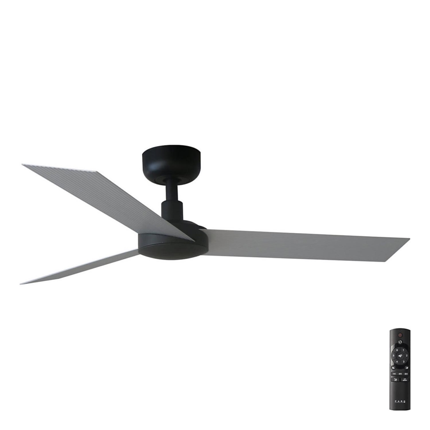 FARO 34287 - Stropný ventilátor CRUISER XL čierna pr. 160 cm + diaľkové ovládanie