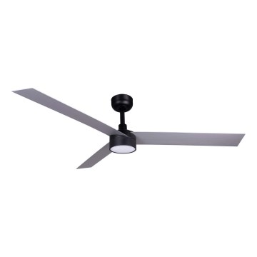 FARO 34287WT1S - LED stmievateľný stropný ventilátor CRUISER XL LED/18W/230V 2700/3000/4000K pr. 160 cm sivá/čierna Wi-Fi Tuya + diaľkové ovládanie