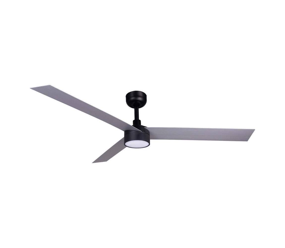 FARO Barcelona FARO 34287WT1S-LED Stmievateľný látor CRUISER XL 18W/230V CCT priemer 160 cm šedá/čierna WT + diaľkové ovládanie 34287WT1S-D