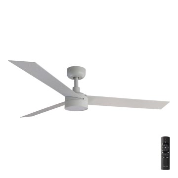 FARO 34290-1TW - LED stmievateľný ventilátor CRUISER LED/20W/230V 2700/3000/4000K pr. 132 cm biela + diaľkové ovládanie