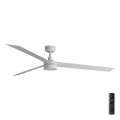 FARO 34292-1TW - Stmievateľný LED ventilátor CRUISER, 20 W, 230 V, 2700/3000/4000 K, priemer 160 cm, biela, s diaľkovým ovládaním