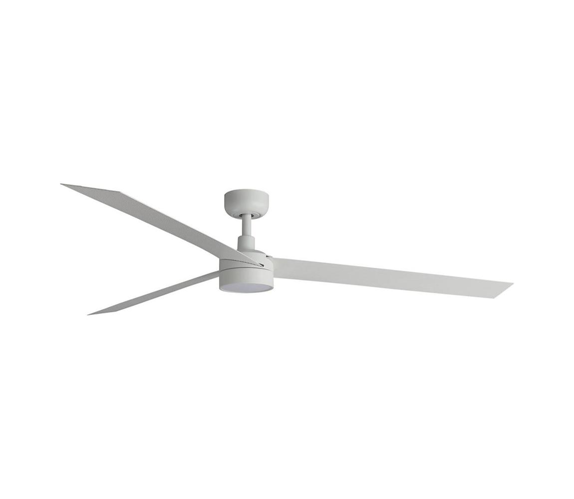 FARO Barcelona FARO 34292WT1S - LED stmievateľný látor CRUISER XL 18W/230V CCT (nastaviteľná farebná teplota) priemer 160 cm biela WT + diaľkové ovládanie 34292WT1S-D