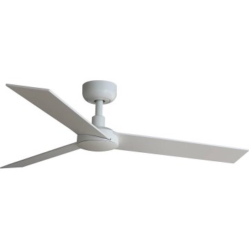 FARO 34295WT - Stropný ventilátor RUDDER S biela/béžová pr. 106 cm Wi-Fi Tuya + diaľkové ovládanie