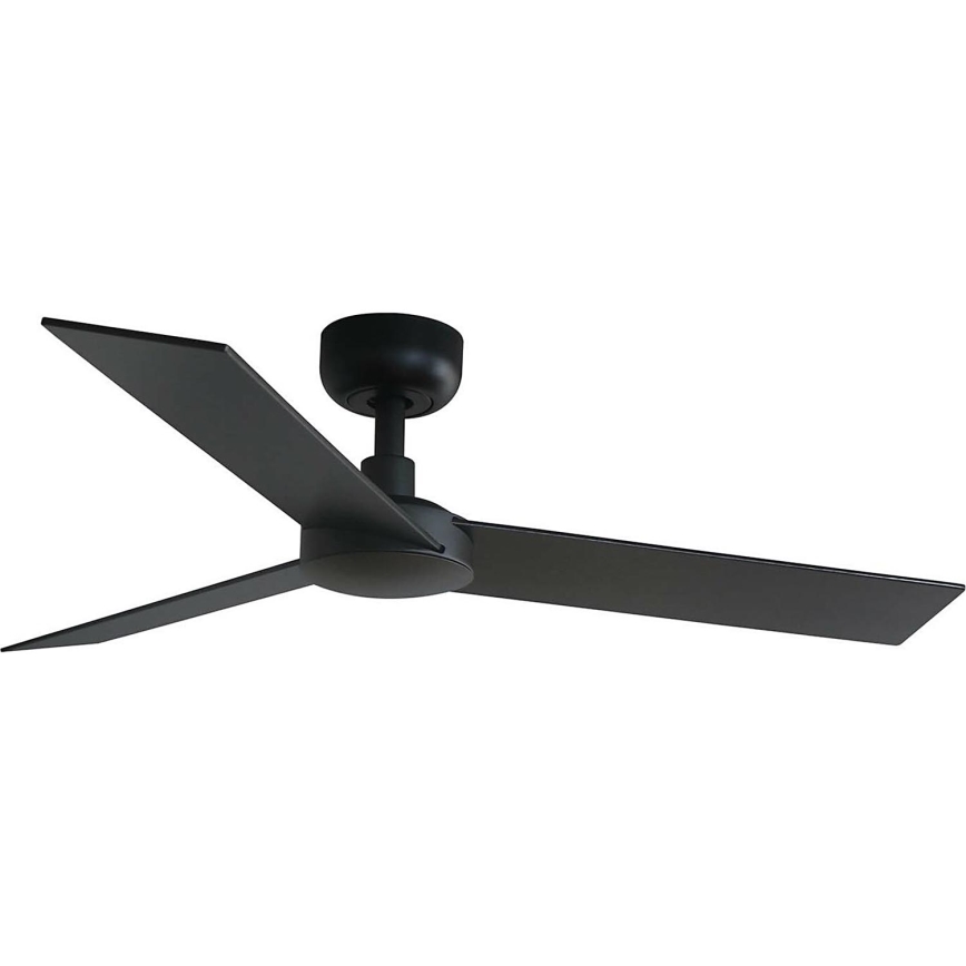 FARO 34296WT - Stropný ventilátor RUDDER S čierna/hnedá pr. 106 cm Wi-Fi Tuya + diaľkové ovládanie