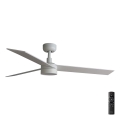 FARO 34297-1TW - LED stmievateľný ventilátor RUDDER L LED/20W/230V 2700/3000/4000K priemer 132 cm + diaľkové ovládanie
