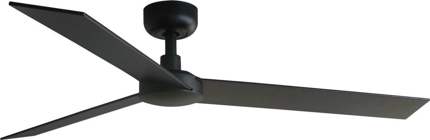 FARO 34298WT - Stropný ventilátor RUDDER L čierna/wenge pr. 132 cm Wi-Fi Tuya + diaľkové ovládanie