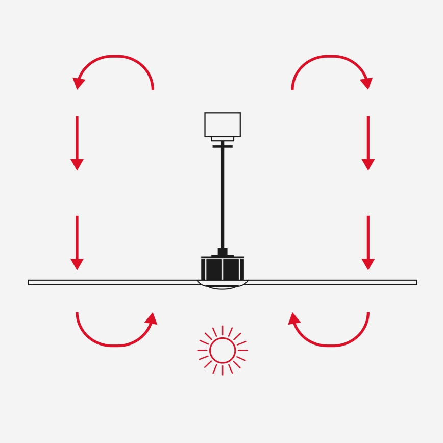 FARO 34298WT1S - LED stmievateľný stropný ventilátor RUDDER L LED/18W/230V 2700/3000/4000K pr. 132 cm hnedá/čierna Wi-Fi Tuya + diaľkové ovládanie