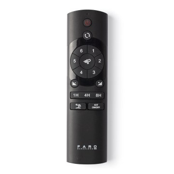 FARO 34304 - Diaľkový ovládač pre ventilátory 2xAAA čierny