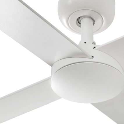 FARO 34355 - Stropný ventilátor RUDDER L béžová/biela pr. 132 cm + diaľkové ovládanie