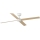 FARO 34355WT - Stropný ventilátor RUDDER L biela/béžová pr. 132 cm Wi-Fi Tuya + diaľkové ovládanie