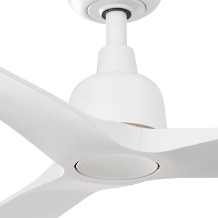 FARO 34363 - Stropný ventilátor OUTWOOD L biela pr. 150 cm IP44 + diaľkové ovládanie