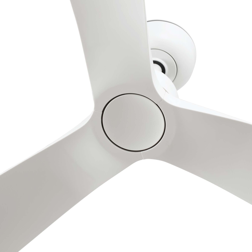FARO 34363 - Stropný ventilátor OUTWOOD L biela pr. 150 cm IP44 + diaľkové ovládanie