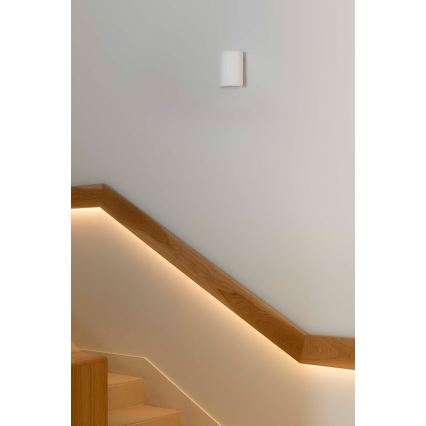 FARO 40522 - Nástenné svietidlo SOLE 1xGU10/8W/230V biela zaokrúhlený