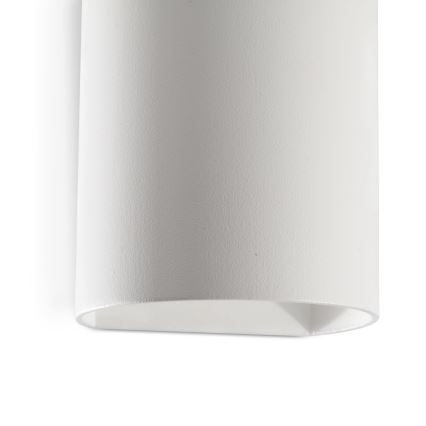 FARO 40522 - Nástenné svietidlo SOLE 1xGU10/8W/230V biela zaokrúhlený